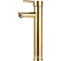 Torneira para Banheiro Prizi Pipe Max Misturador Monocomando Dourada