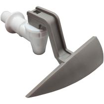 Torneira Para Begel Stille Branca Manuseador Esquerdo Cinza