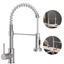 Torneira Para Cozinha Bancada Gourmet Inox 50cm Monocomando Snel Metais