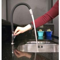 Torneira para Cozinha de Balcão Bica Móvel 1173 Meber Metais Preto Torneira para Cozinha de Balcão Bica Móvel 1173 Meber Metais Preto