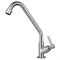 Torneira para Cozinha de Bancada em Aço Inox Cromada com Bica Giratória e Arejador Soft Inox Torneira para Cozinha de Bancada em Aço Inox Cromada com Bica Giratória e Arejador Soft Inox