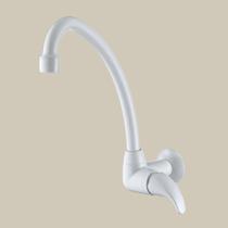 Torneira para Cozinha de Parede com Bica Móvel Pratti Branco 12 1168 F56 - Lorenzetti - Ref.7111006