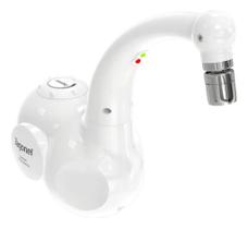 Torneira para Cozinha de Parede Eletrônica Lumen 5500w 220v Branca
