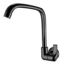Torneira para Cozinha de Parede Fitt 1168 F61 Preta - 7111084 - LORENZETTI