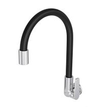 Torneira para Cozinha Deca Motion Parede Cromado e Preto Torneira para Cozinha Deca Motion Parede Cromado e Preto