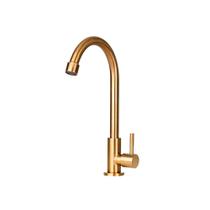 Torneira Para Cozinha Em Aço Inox 304 Escovado Aporé Pingoo.casa - Dourado Torneira Para Cozinha Em Aço Inox 304 Escovado Aporé Pingoo.casa - Dourado