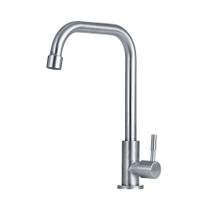 Torneira Para Cozinha Em Aço Inox 304 Escovado Tinguá Pingoo.casa - Prata Torneira Para Cozinha Em Aço Inox 304 Escovado Tinguá Pingoo.casa - Prata