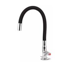 Torneira Para Cozinha Gourmet Colorida Preta Mesa C82