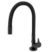 Torneira Para Cozinha Gourmet Flexível All Black De Mesa