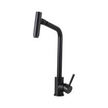 Torneira Para Cozinha Gourmet Misturador Monocomando Aço Inox 304 Utinga Pingoo.casa - Preto Torneira Para Cozinha Gourmet Misturador Monocomando Aço Inox 304 Utinga Pingoo.casa - Preto