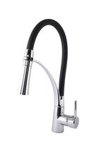 Torneira para Cozinha Gourmet Misturador Monocomando Bancada Mesa V125 Preto/Cromado Vimer
