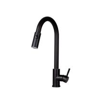 Torneira Para Cozinha Gourmet Misturador Monocomando Em Aço Inox 304 Fosco Muru Pingoo.casa - Preto Torneira Para Cozinha Gourmet Misturador Monocomando Em Aço Inox 304 Fosco Muru Pingoo.casa - Preto