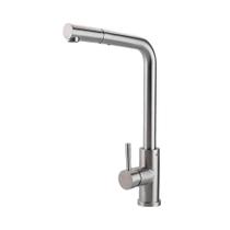 Torneira Para Cozinha Gourmet Misturador Monocomando Extensível Aço Inox 304 Gurupi Pingoo.casa - Prata Escovado