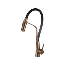 Torneira Para Cozinha Gourmet Misturador Monocomando Turiaçu Dourado Rose Pingoo Torneira Para Cozinha Gourmet Misturador Monocomando Turiaçu Dourado Rose Pingoo