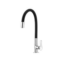 Torneira Para Cozinha Lorenzetti Bica Flexível de Mesa 1177 B27 Preto Torneira Para Cozinha Lorenzetti Bica Flexível de Mesa 1177 B27 Preto