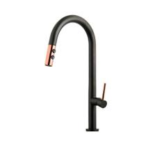 Torneira Para Cozinha Misturador Monocomando Aço Inox 304 Pauini Pingoo.casa - Preto e Dourado Rose Torneira Para Cozinha Misturador Monocomando Aço Inox 304 Pauini Pingoo.casa - Preto e Dourado Rose