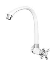 Torneira para Cozinha Parede Bica Alta Móvel Cross Branca 1/2" Torneira para Cozinha Parede Bica Alta Móvel Cross Branca 1/2"