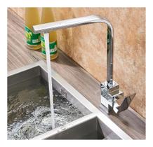 Torneira Para Cozinha Pratica Funcional Corpo Giratório Toda Cromada