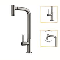 Torneira para Cozinha Siena Aço Inox 304 GoldenX