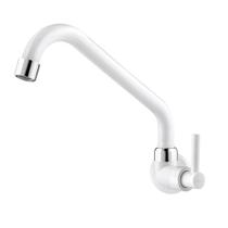 Torneira para Cozinha Víqua Parede Bica Longa Lagune ABS Branca