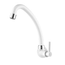 Torneira para Cozinha Víqua Parede Bica Móvel Lagune ABS Branca