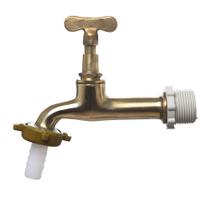 Torneira para Jardim 1130 com Bico 1/2" ou 3/4" Amarela LP