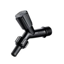Torneira para jardim herc 1/2" com bico para mangueira preto com adaptador 3/4" 1128-1 101