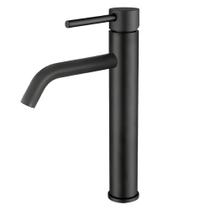 Torneira Para Lavatório Bica alta Black Matte Drop 19cm Torneira Para Lavatório Bica alta Black Matte Drop 19cm