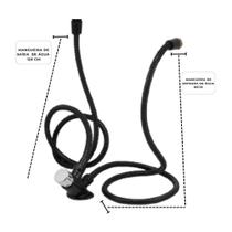 Torneira para lavatório com acionador por pedal mecanico black