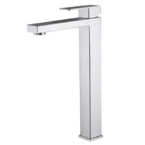 Torneira para Lavatório de Mesa quadrado Bica Alta Definite Inox - 774379 - STOC