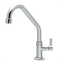 Torneira para Pia Cozinha Bica Alta Móvel Anzol Bancada Mesa Metal Cromada Alta Vazão Metal Torneira para Pia Cozinha Bica Alta Móvel Anzol Bancada Mesa Metal Cromada Alta Vazão Metal