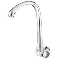 Torneira Para Pia Cozinha De Parede Bica Alta Móvel Linea ABS PVC Cromado De 1/2-3/4 De Volta Tigre Torneira Para Pia Cozinha De Parede Bica Alta Móvel Linea ABS PVC Cromado De 1/2-3/4 De Volta Tigre