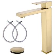 Torneira para pia de vaso AmirlanS AML-11411-BG em ouro escovado 30 cm