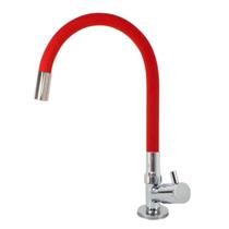 Torneira Para Pia e Mesa Tubo Vermelho 1164 V35 - Mk Metais