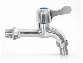 Torneira Para Tanque Alongada Inox 15cm Prateado