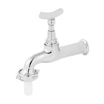 Torneira Para Tanque e Jardim 1130 1/2 P/ 3/4 Cromada Stander Bico Abs 12 Cm Vedante Rainha Metais