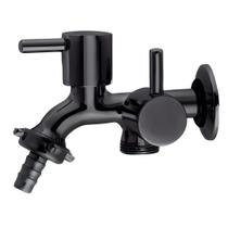 Torneira para Tanque e Máquina de Lavar Roupa com Bucha, cor preta. Marca Kelly Metais Torneira para Tanque e Máquina de Lavar Roupa com Bucha, cor preta. Marca Kelly Metais