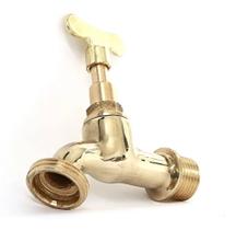 Torneira para Tanque Lavanderia/Jardim em Metal 1/2 Dourado