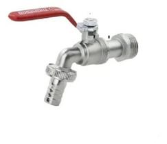 Torneira Para Tanques Esfera Metálica Jardim 1/2 Polegada