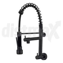 Torneira Parede Articulada Cromado Extensivel 360 Graus Preto