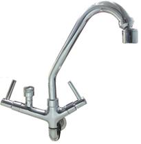 Torneira parede com saida para maquina frontal tubo j