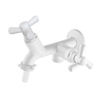 Torneira parede com saida para maquina pvc viqua pacific