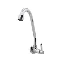 Torneira Parede Cozinha Bica Móvel Metal Luxo Cromado