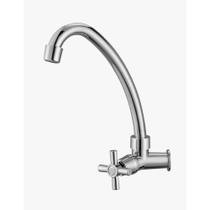 Torneira Parede Cozinha Corpo Metal 1/4 Volta C-53