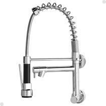 Torneira Parede Cozinha Monocomando Gourmet Flexível Cromada Vip Torneira Parede Cozinha Monocomando Gourmet Flexível Cromada Vip