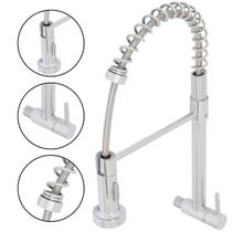 Torneira Parede Flexível Cozinha Gourmet Cromada Água Fria