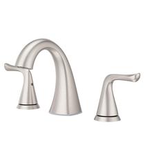 Torneira Pfister Willa 20cm de Bancada com 2 Manípulos Acabamento Níquel Escovado