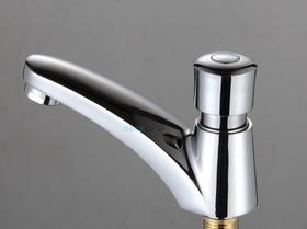 Torneira Pia Banheiro Fechamento Automática Temporizada Baixa Luxo Prata Dc-tf-6753a Torneira Pia Banheiro Fechamento Automática Temporizada Baixa Luxo Prata Dc-tf-6753a