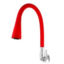 Torneira Pia Bica Móvel Gourmet 1190 V34 Vermelha- Mk Metais