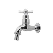 Torneira Pia Com Bico Tanque Máquina Externa Parede Cromado 1/4v Abs